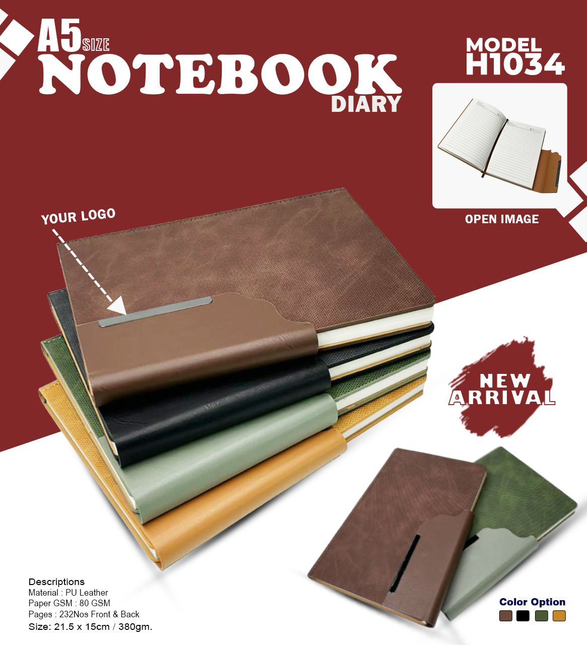 A5 Size Notebook Diary