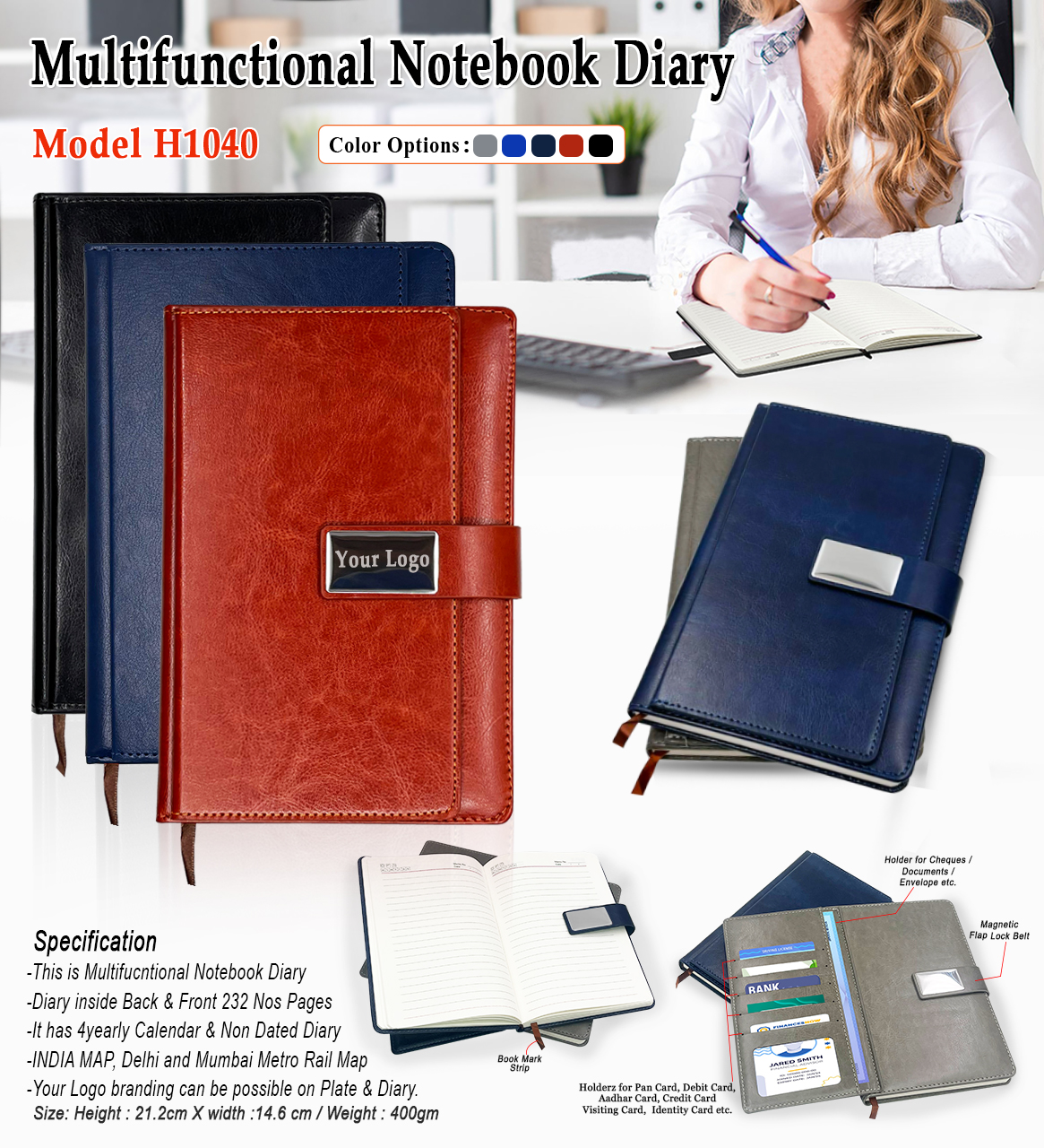 Multiple Notebook Diary