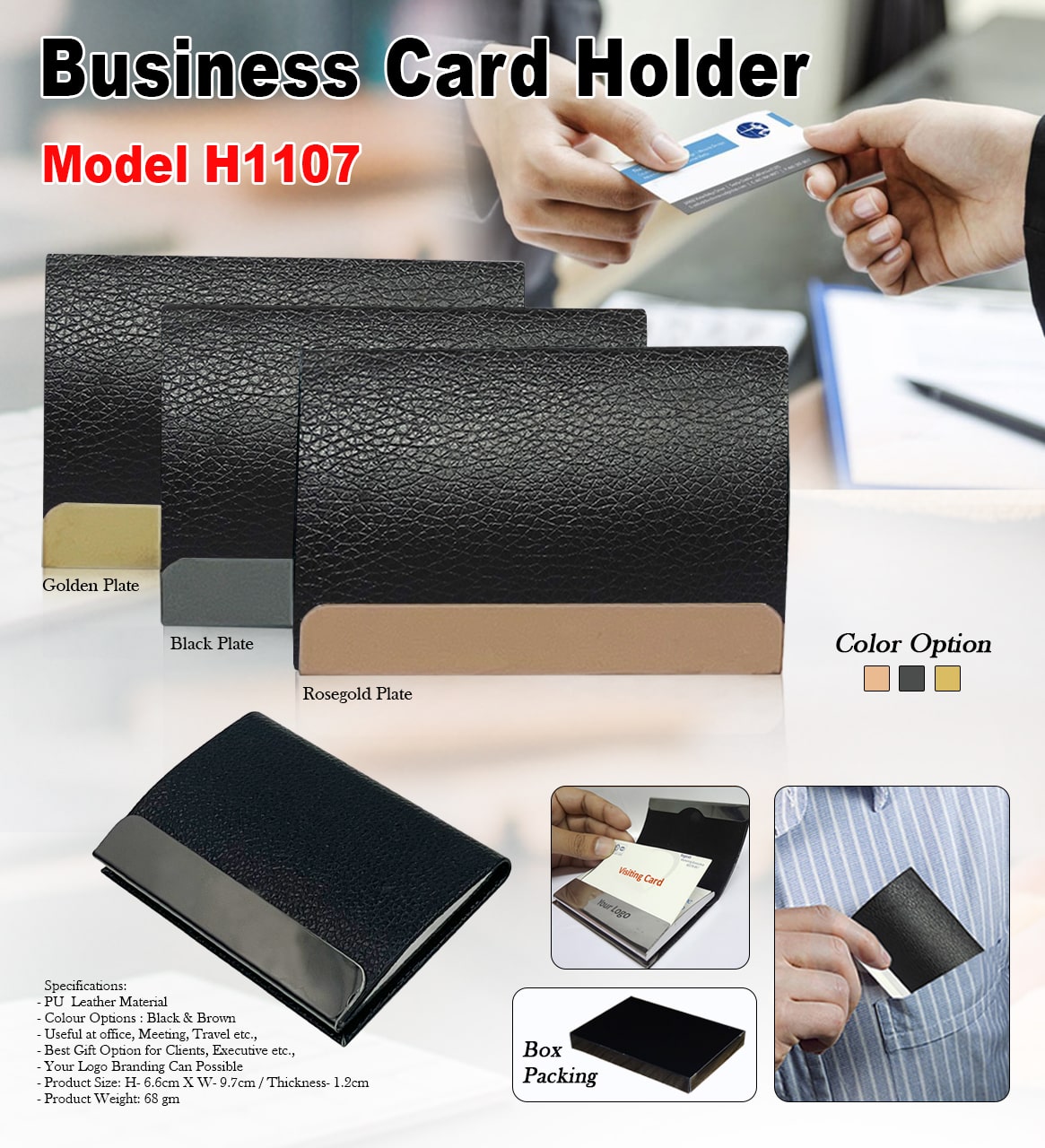 Business Visiting Card Holder