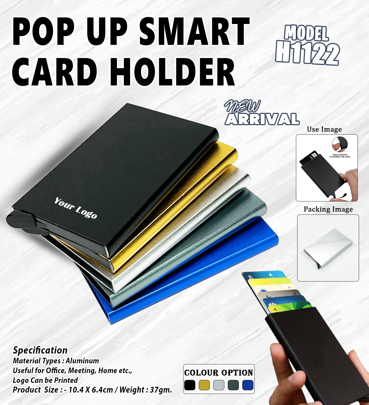 POP UP SMART CARD HOLDER