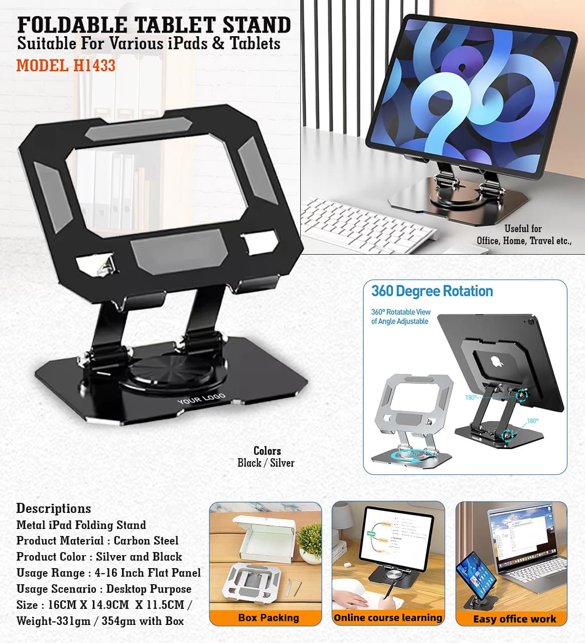 Foldable Tablet Stand