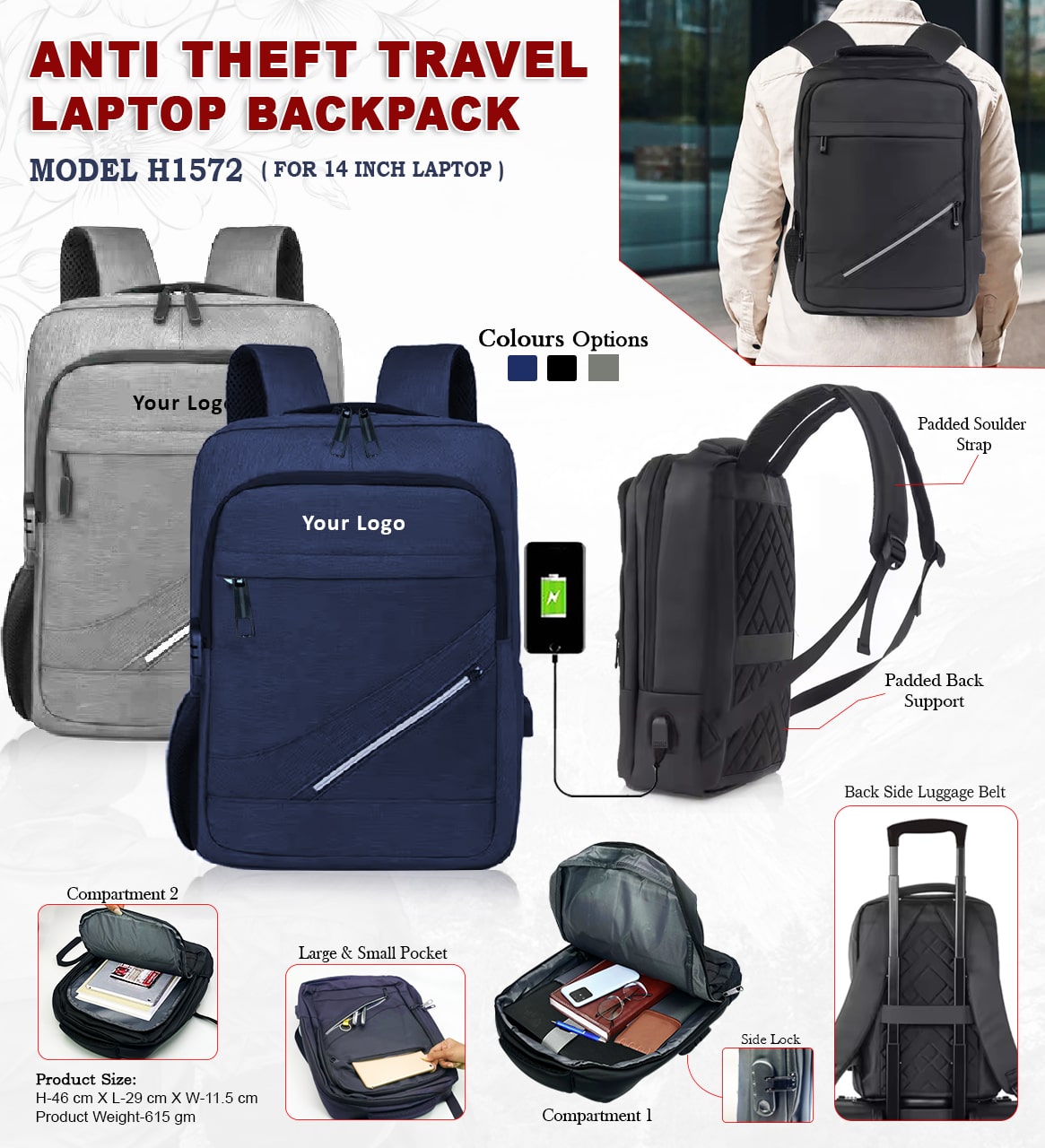 Travel Laptop Backpack