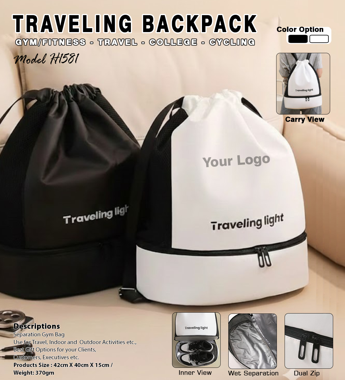 TRAVELING  BACKPACK