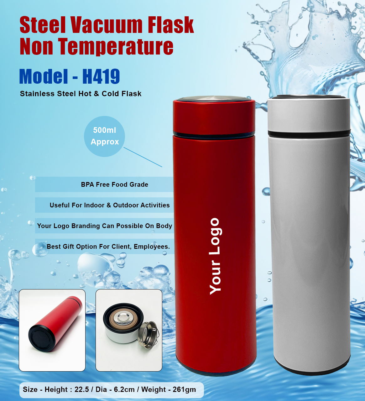 Steel Vacuum Flask
